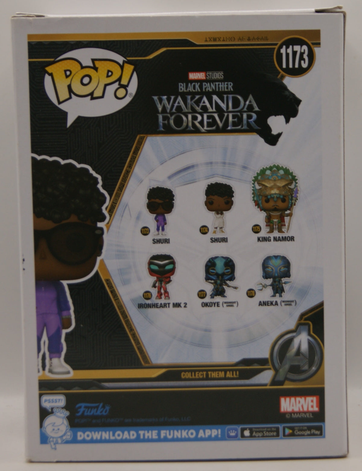 Funko Pop! Marvel Black Panther Wakanda Forever Shuri #1173 Bobble-Head OVP