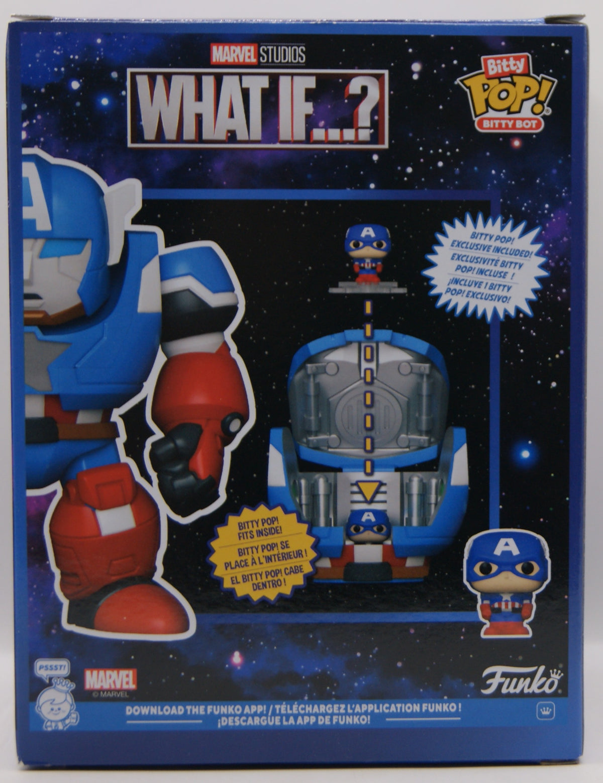 Funko Bitty Pop Bitty Bot Marvel What If Captain America Mech 2er Set OVP