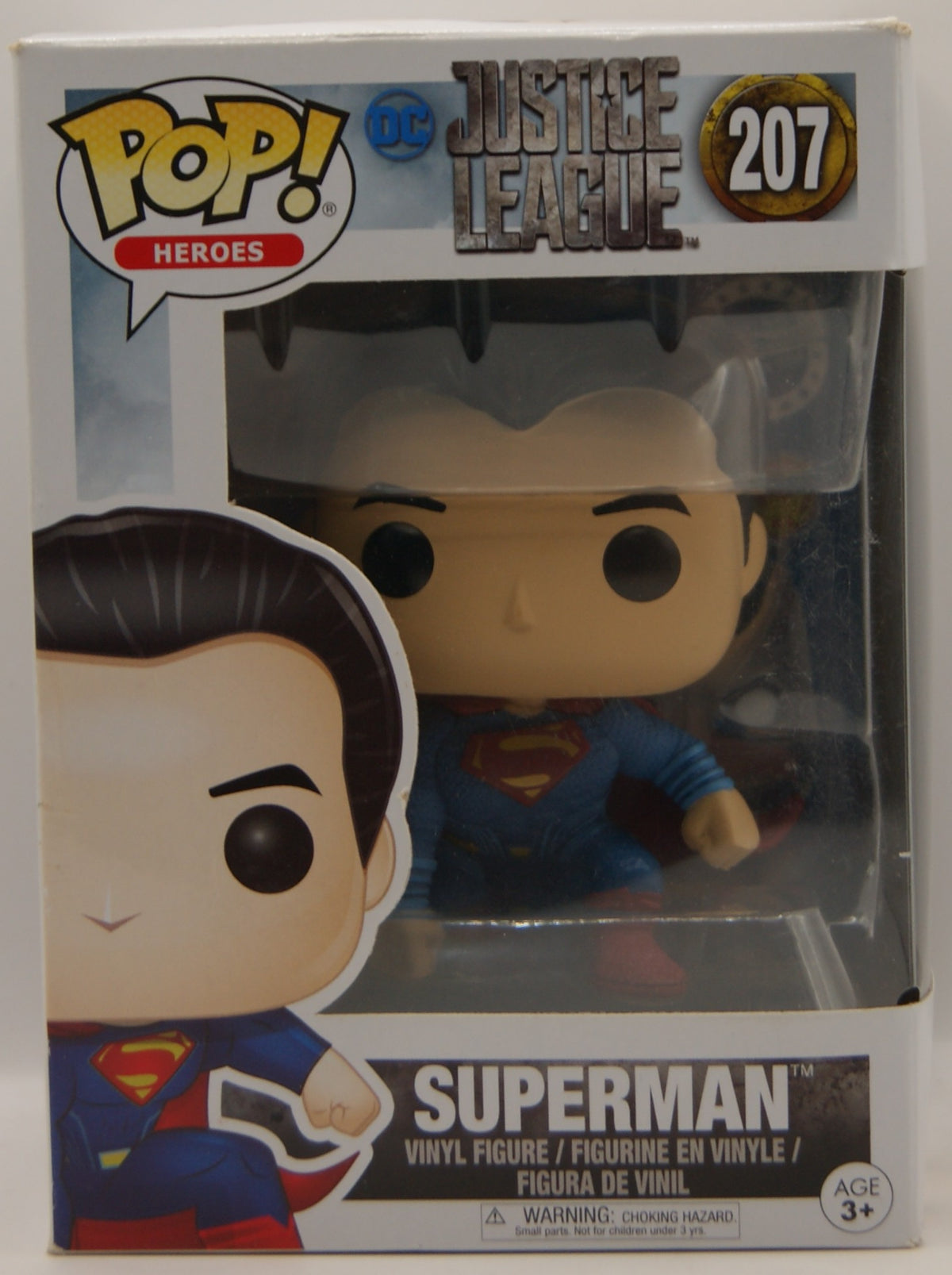 Funko Pop! Heroes DC Justice League Superman #207 Henry Cavill Vinyl Figur OVP