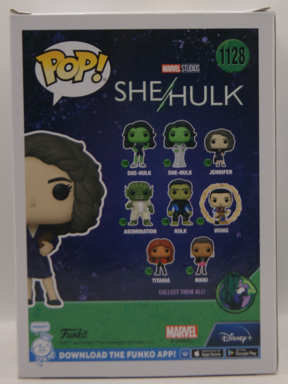Funko Pop! Marvel She-Hulk Jennifer Walters #1128 Bobble-Head OVP