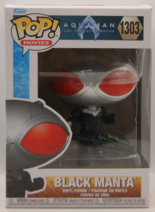 Funko Pop! Movies DC Aquaman and the Lost Kingdom Black Manta #1303 OVP