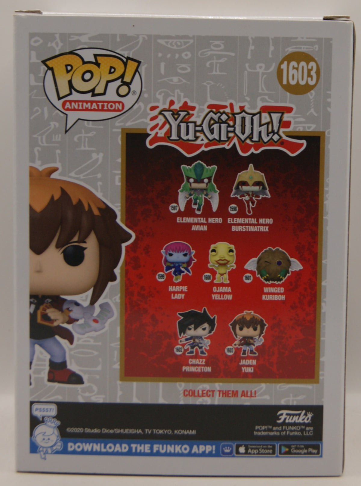 Funko Pop! Animation Yu-Gi-Oh! Jaden Yuki #1603 GX Anime Vinyl Figur OVP