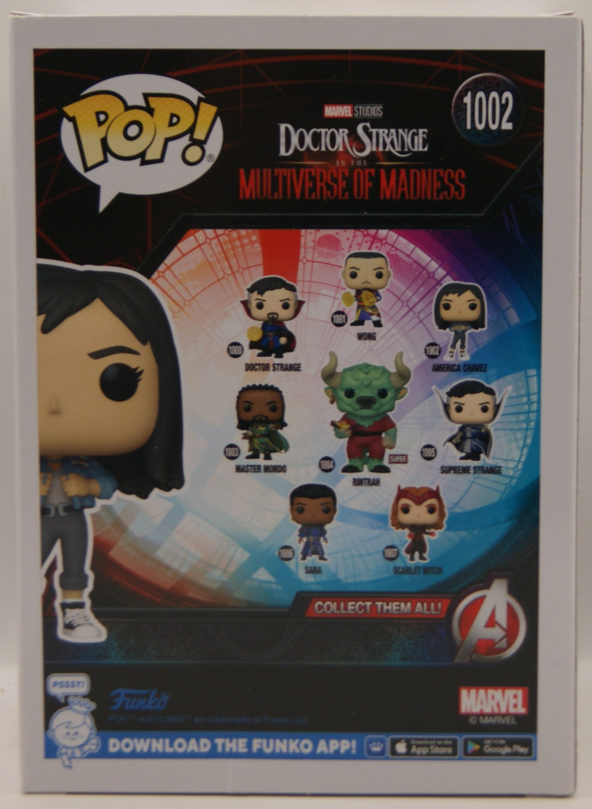 Funko Pop! Marvel Doctor Strange Multiverse of Madness America Chavez #1002 OVP