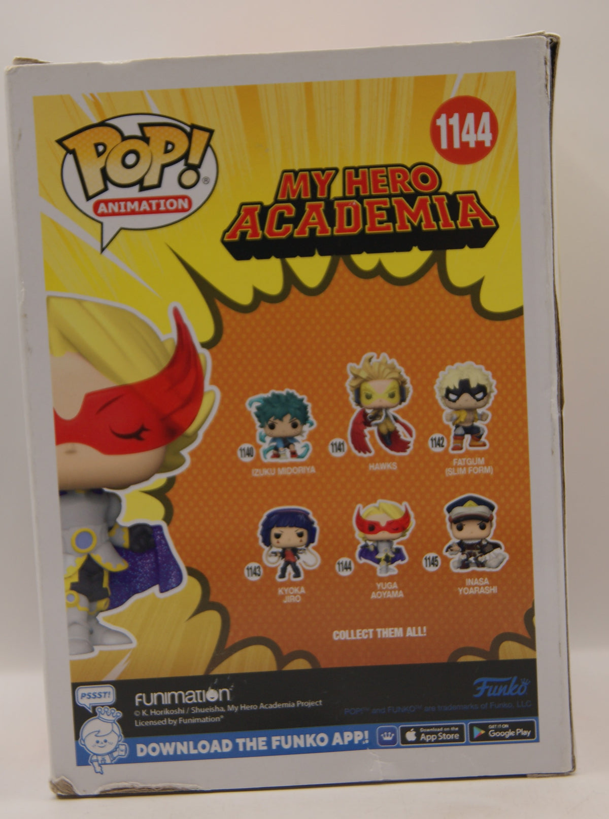 Funko Pop! My Hero Academia Yuga Aoyama #1144 Anime Vinyl Figur OVP