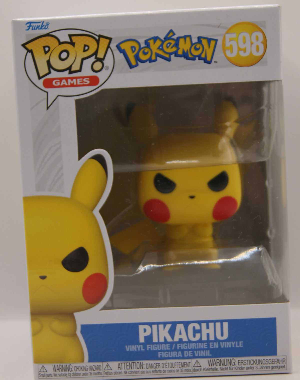 Funko Pop! Pokémon Pikachu #598 Angry Grumpy Vinyl Figur OVP