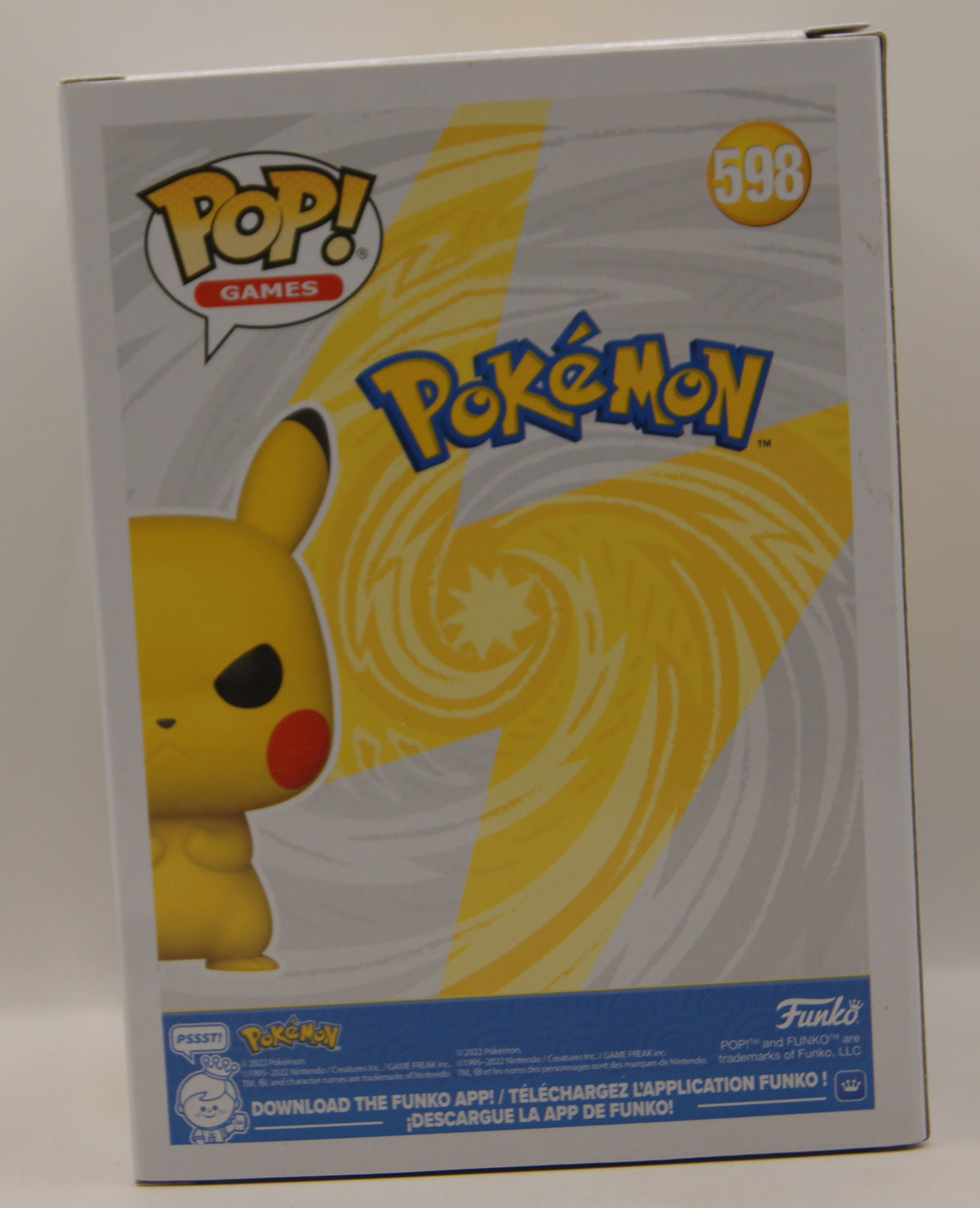 Funko Pop! Pokémon Pikachu #598 Angry Grumpy Vinyl Figur OVP