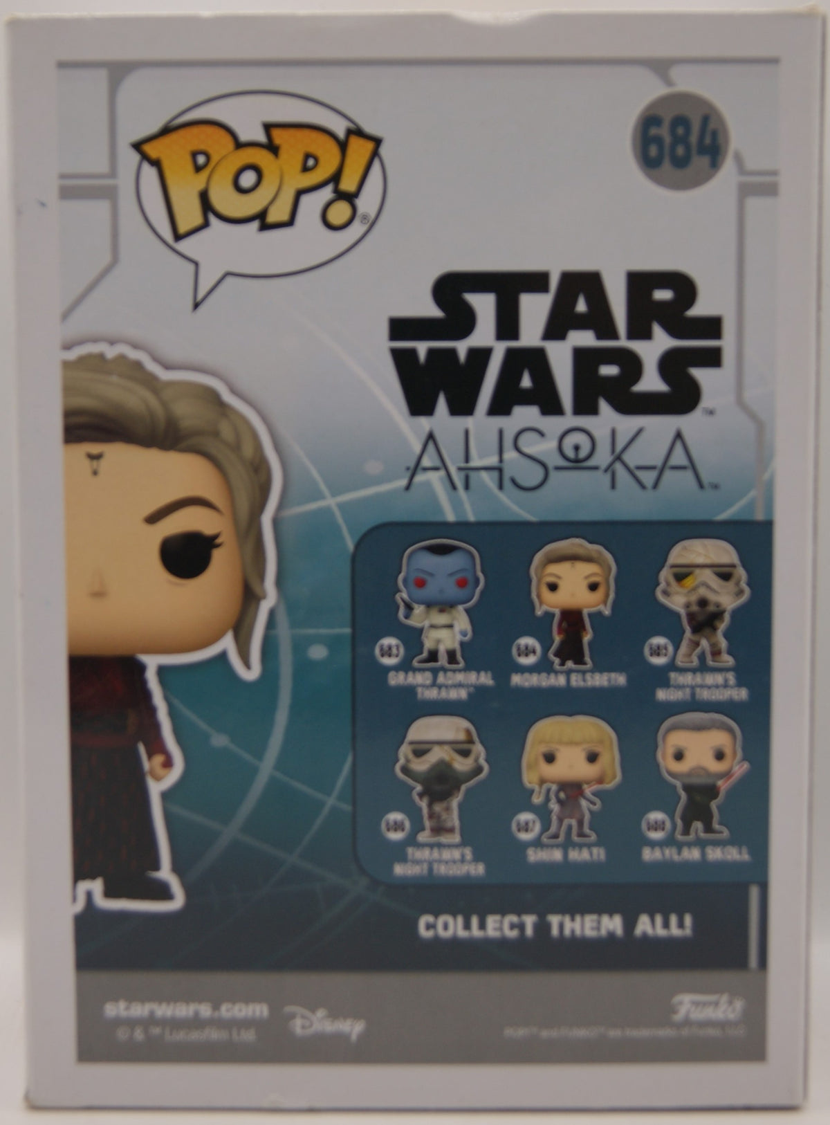 Funko Pop! Star Wars Ahsoka Morgan Elsbeth #684 Vinyl Bobble-Head OVP