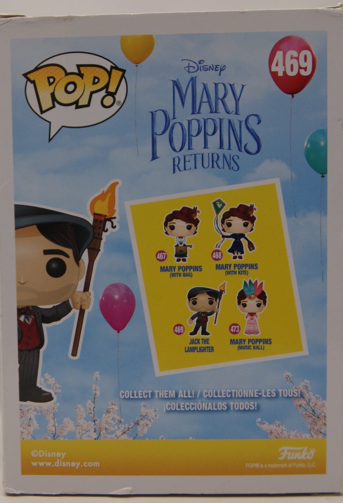 Funko Pop! Disney Mary Poppins Returns Jack the Lamplighter #469 OVP
