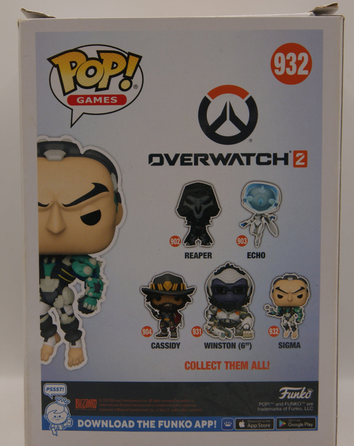 Funko Pop! Games Overwatch 2 Sigma #932 Vinyl Figur OVP