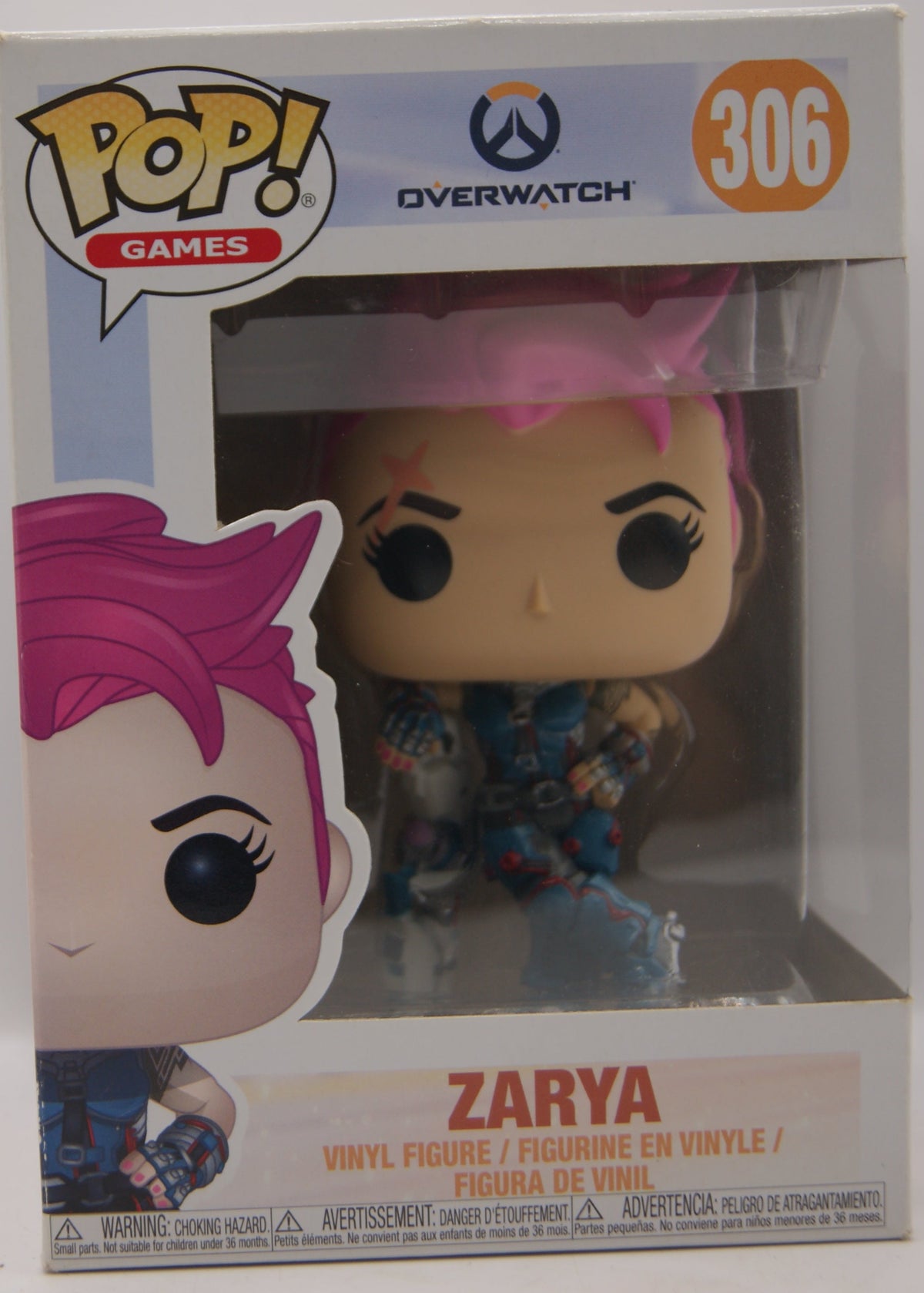 Funko Pop! Games Overwatch Zarya #306 Vinyl Figur 2018 OVP