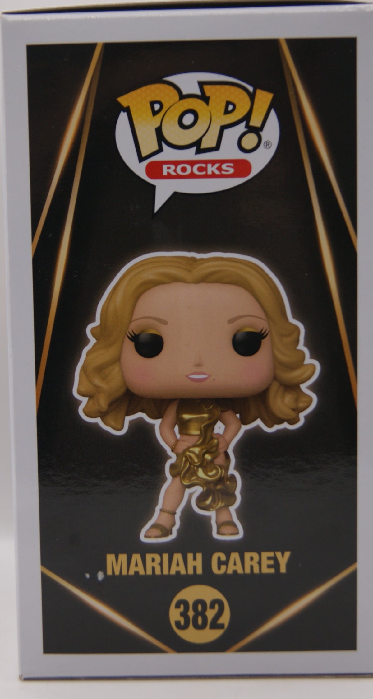 Funko Pop! Rocks Mariah Carey #382 Gold Dress Vinyl Figur OVP