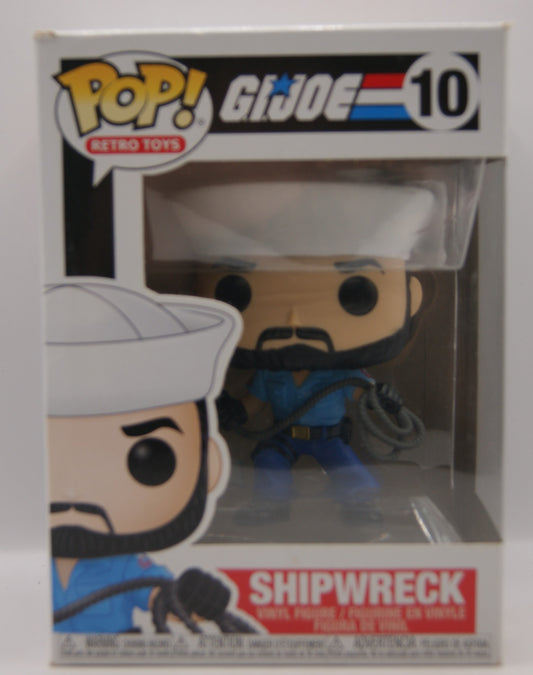 Funko Pop! Retro Toys G.I. Joe Shipwreck #10 Vinyl Figur OVP