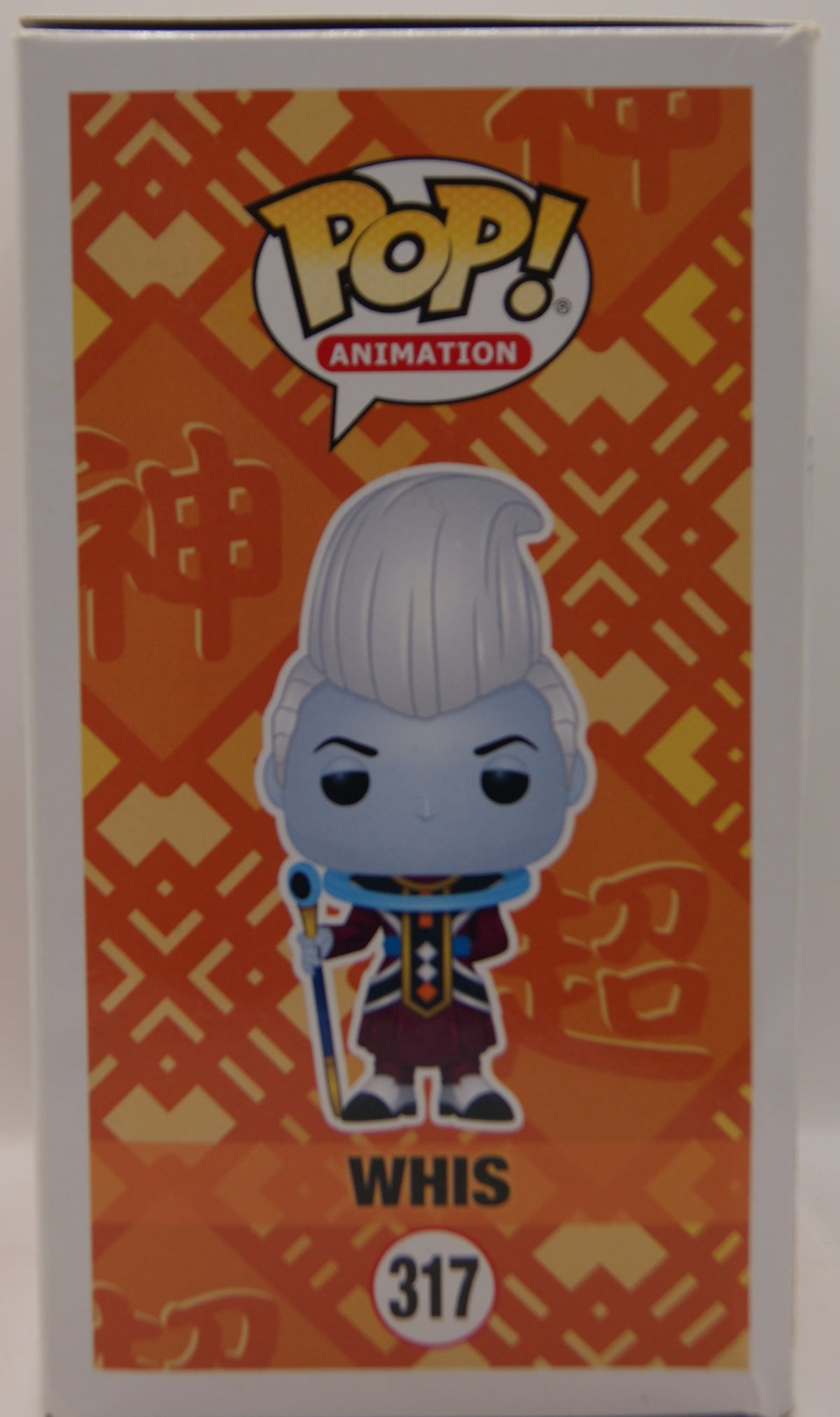 Funko Pop! Dragon Ball Super Whis #317 Animation Figur (OVP unvollständig)