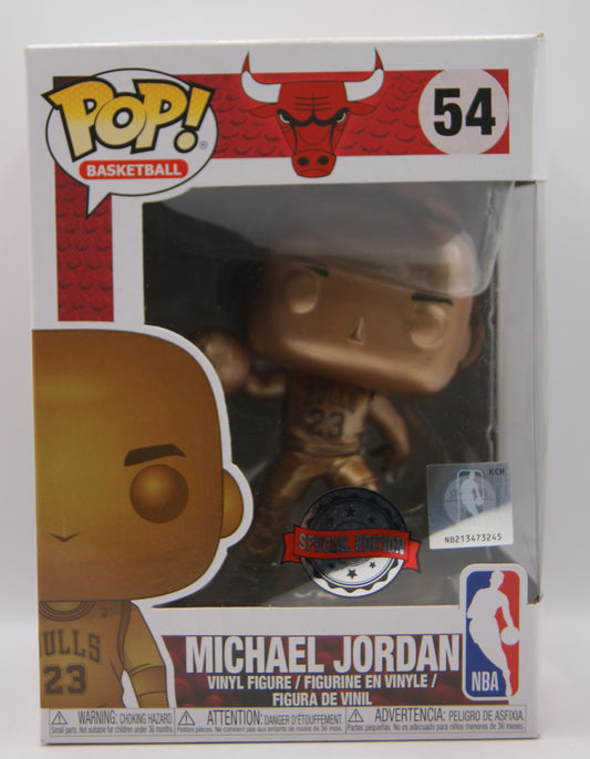 Funko Pop! Basketball Michael Jordan #54 Bronze Gold Special Edition NBA Bulls OVP