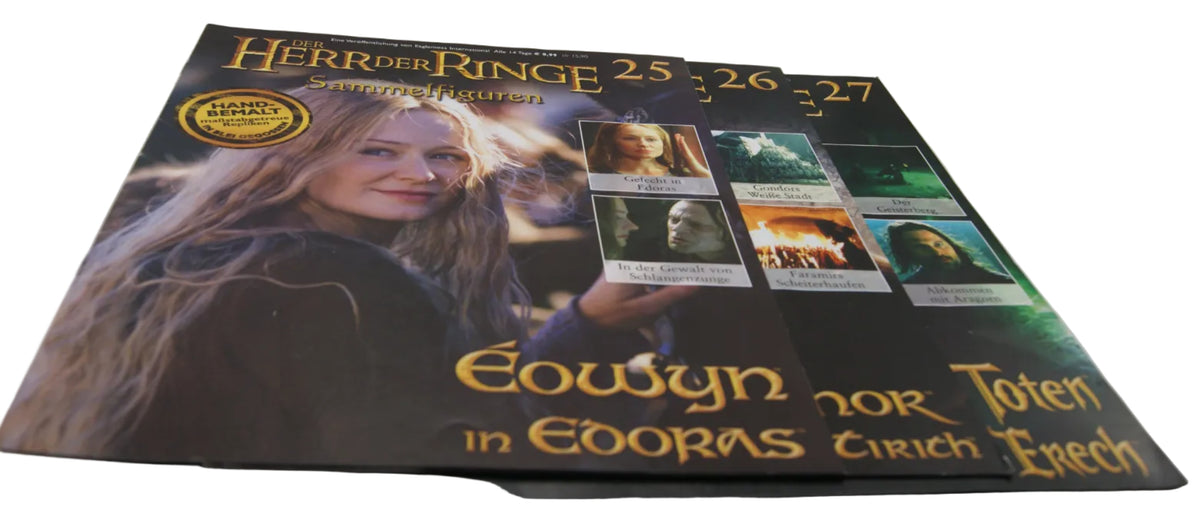 Der Herr der Ringe Eaglemoss Sammlung 28 Figuren + Hefte 1–27 Sammelfiguren