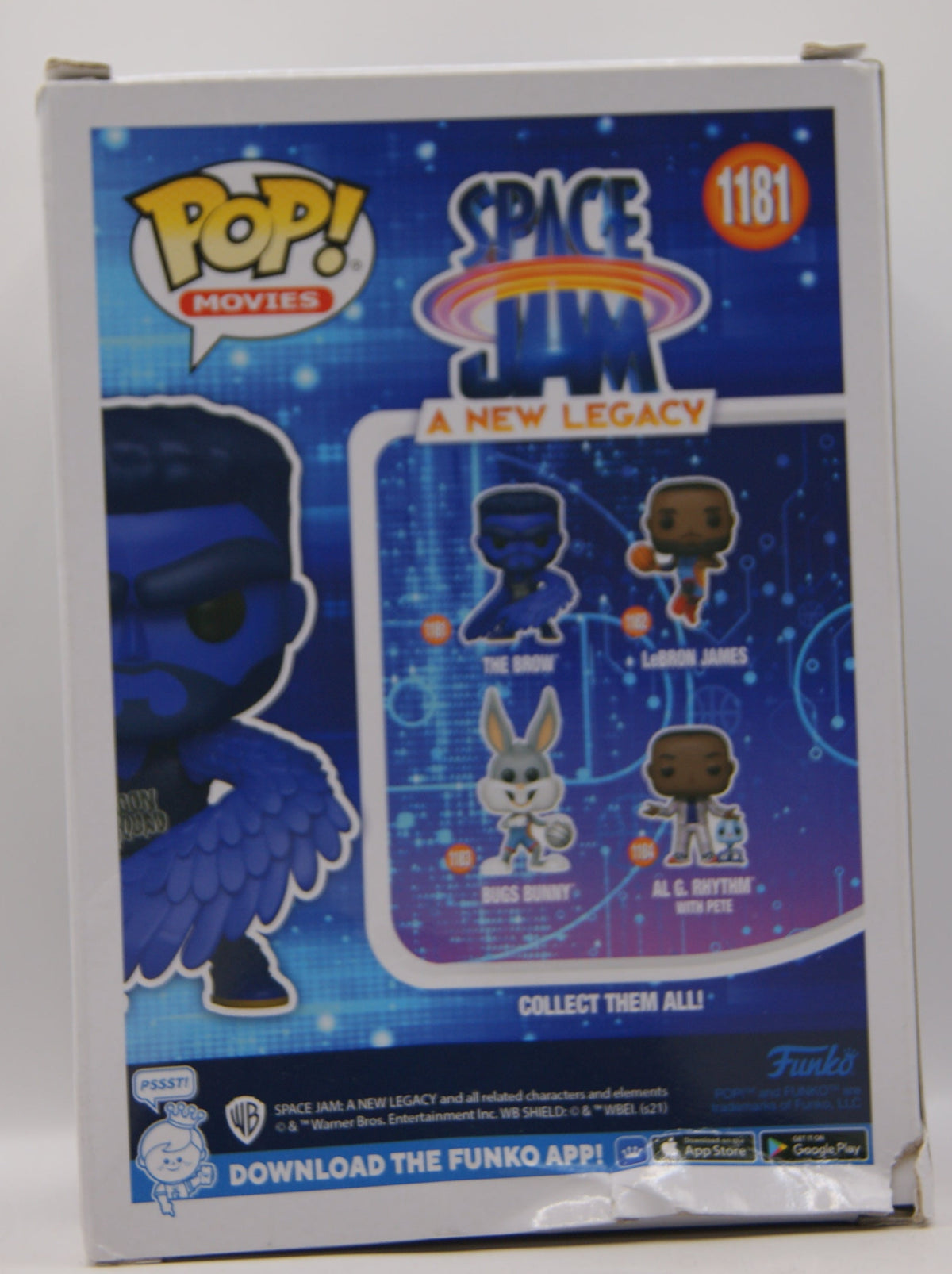 Funko Pop! Space Jam A New Legacy The Brow #1181 Movies OVP beschädigt