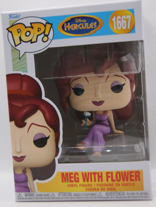 Funko Pop! Disney Hercules Meg with Flower #1667 Megara Vinyl Figur OVP